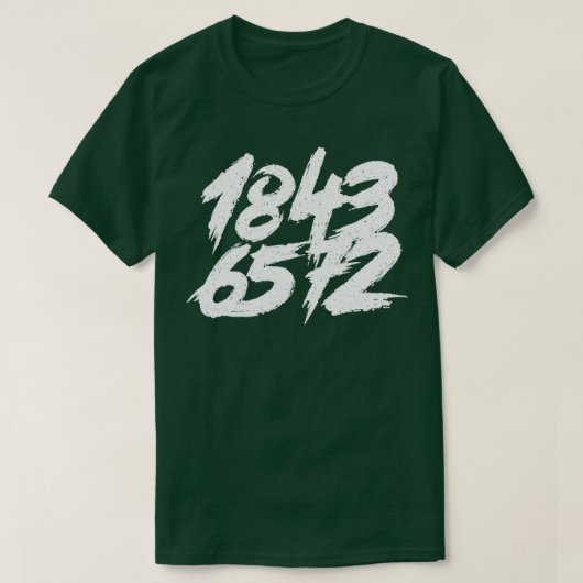 18436572 Witte onderdrukte tekst T-shirt (Design voorkant)