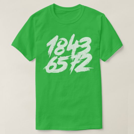18436572 Witte onderdrukte tekst T-shirt (Design voorkant)