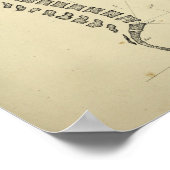 1843 Anatomie van de Humaan Spinale Kolom Poster (Hoek)