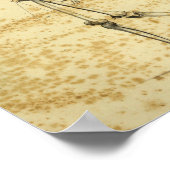  1843 Humaan Skeletanatomie Afdrukken Poster (Hoek)