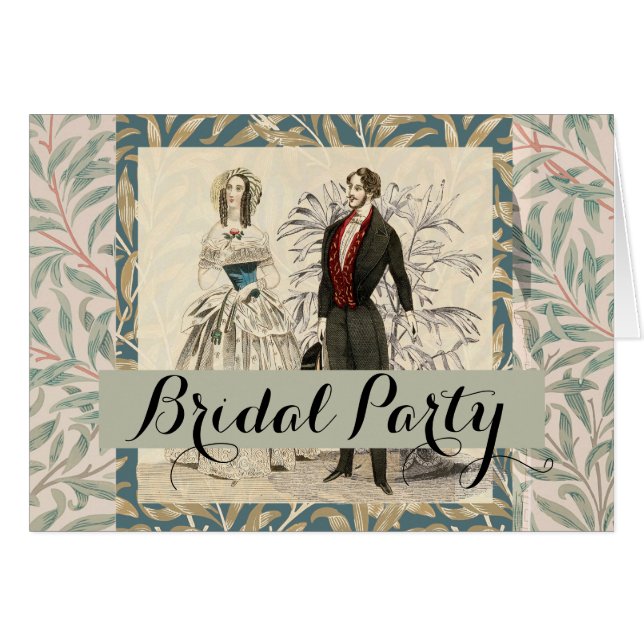  1844 Victoriaans huwelijk Artwork (Voorkant Horizontaal)