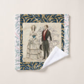  1844 Victoriaans huwelijk Artwork Bad Handdoek (Wasdoekje)