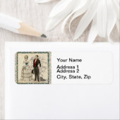  1844 Victoriaans huwelijk Artwork Etiket (Insitu)