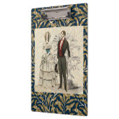  1844 Victoriaans huwelijk Artwork Klembord (Links)