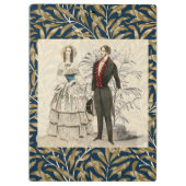  1844 Victoriaans huwelijk Artwork Klembord (Achterkant)
