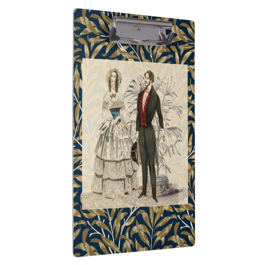 1844 Victoriaans huwelijk Artwork Klembord (Rechts)