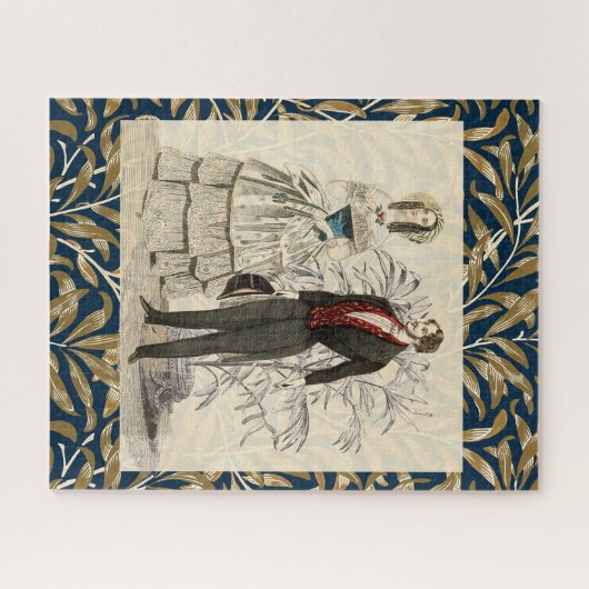  1844 Victoriaans huwelijk Artwork Legpuzzel (Horizontaal)