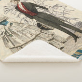  1844 Victoriaans huwelijk Artwork Sherpa Deken (3/4)