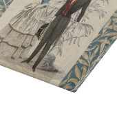  1844 Victoriaans huwelijk Artwork Snijplank (Hoek)