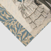  1844 Victoriaans huwelijk Artwork Tissuepapier (Detail)