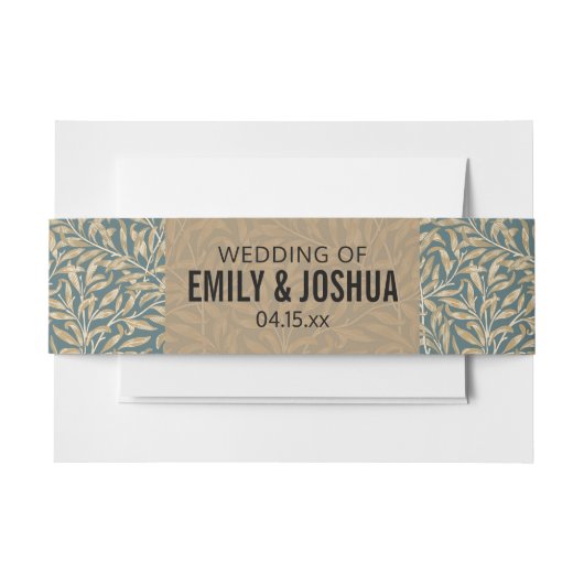  1844 Victoriaans huwelijk Artwork Uitnodigingen Wikkel (Voorkant Voorbeeld)