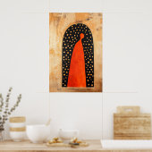 1845 Heroïsche figuur in Archway Poster (Keuken)