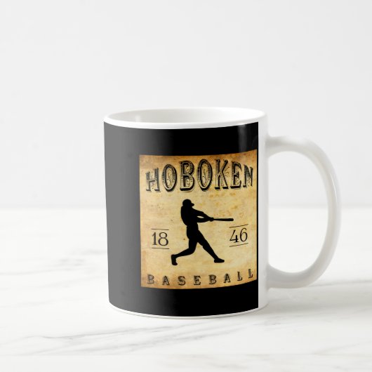 1846 Hoboken New Jersey Baseball Koffiemok (Rechts)