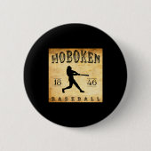 1846 Hoboken New Jersey Baseball Ronde Button 5,7 Cm (Voorkant)