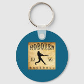 1846 Hoboken New Jersey Baseball Sleutelhanger (Voorkant)