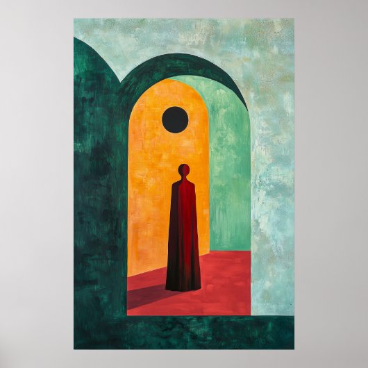 1847 Heroïsche figuur in Archway Poster (Voorkant)