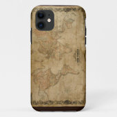 1847  Oude Wereldkaart iPhone 5 Hoesje (Achterkant)