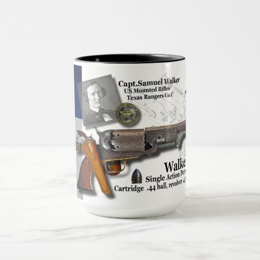 1847 Walker Colt 1847 Coffee Mok (Midden)