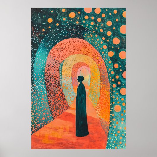 1848 Heroïsche figuur in Archway Poster (Voorkant)