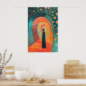 1848 Heroïsche figuur in Archway Poster (Keuken)