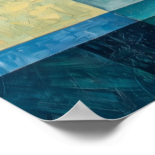 1849 Dreamlike Flow Poster (Hoek)