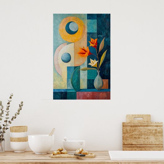 1849 Dreamlike Flow Poster (Keuken)