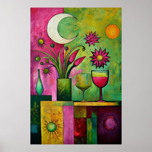 1850 Dreamlike Flow Poster (Voorkant)