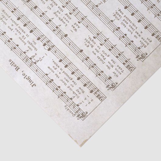 1850 Jingle, Bells. Weefselpapier en loskoppeling Tissuepapier (Detail)