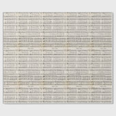 1850 Jingle, Bells. Wrapping kerstmis Cadeaupapier (Vlak)