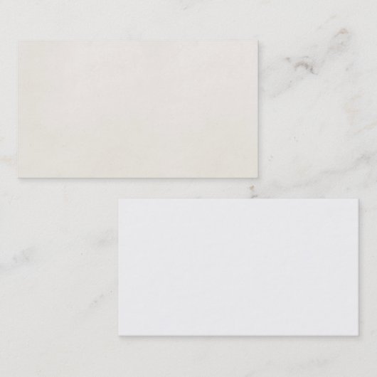  1850 Sjabloon perkamentpapier blanco Visitekaartje (Voorkant / Achterkant)
