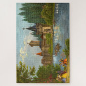 1850s print van kasteel Franzensburg Legpuzzel (Verticaal)