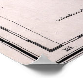 1851 California Gold Map Poster (Hoek)