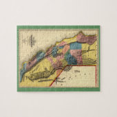 1851 California Gold Region State Map Legpuzzel (Horizontaal)