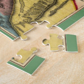 1851 California Gold Region State Map Legpuzzel (Zijkant)