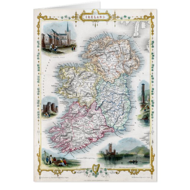 1851 Kaart van Ierland (Voorkant)