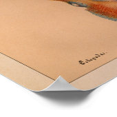 1851  kleureninktpatroon afdrukken poster (Hoek)