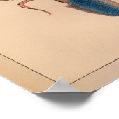 1851  kleureninktpatroon afdrukken poster (Hoek)