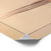 1851  kleureninktpatroon afdrukken poster (Hoek)