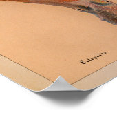 1851  kleureninktpatroon afdrukken poster (Hoek)