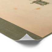 1851  Schema van de skeletanatomie Poster (Hoek)