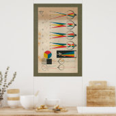 1851  Vision Eyesight Anatomy Chart Poster (Keuken)