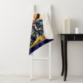 1852 Afdruk bord Franse mode Sherpa Deken (In situ)