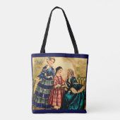 1852 Frans bord mode Tote Bag (Achterkant)
