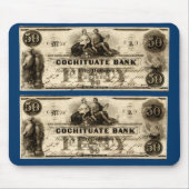 1853 Cochituate 50 dollar biljet Muismat (Voorkant)