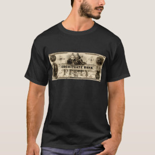 1853 Cochituate de Nota van Vijftig Dollar T-shirt