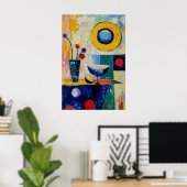 1853 Dreamlike Flow Poster (Thuiskantoor)