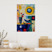 1853 Dreamlike Flow Poster (Keuken)