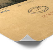 1853 Saint Paul, MN Birds Eye Uitzicht Panoramic M Poster (Hoek)