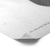 1854  anatomie borst spieren B/W afdrukken Poster (Hoek)