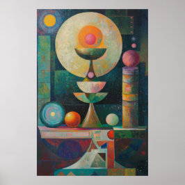 1854 Dreamlike Flow Poster